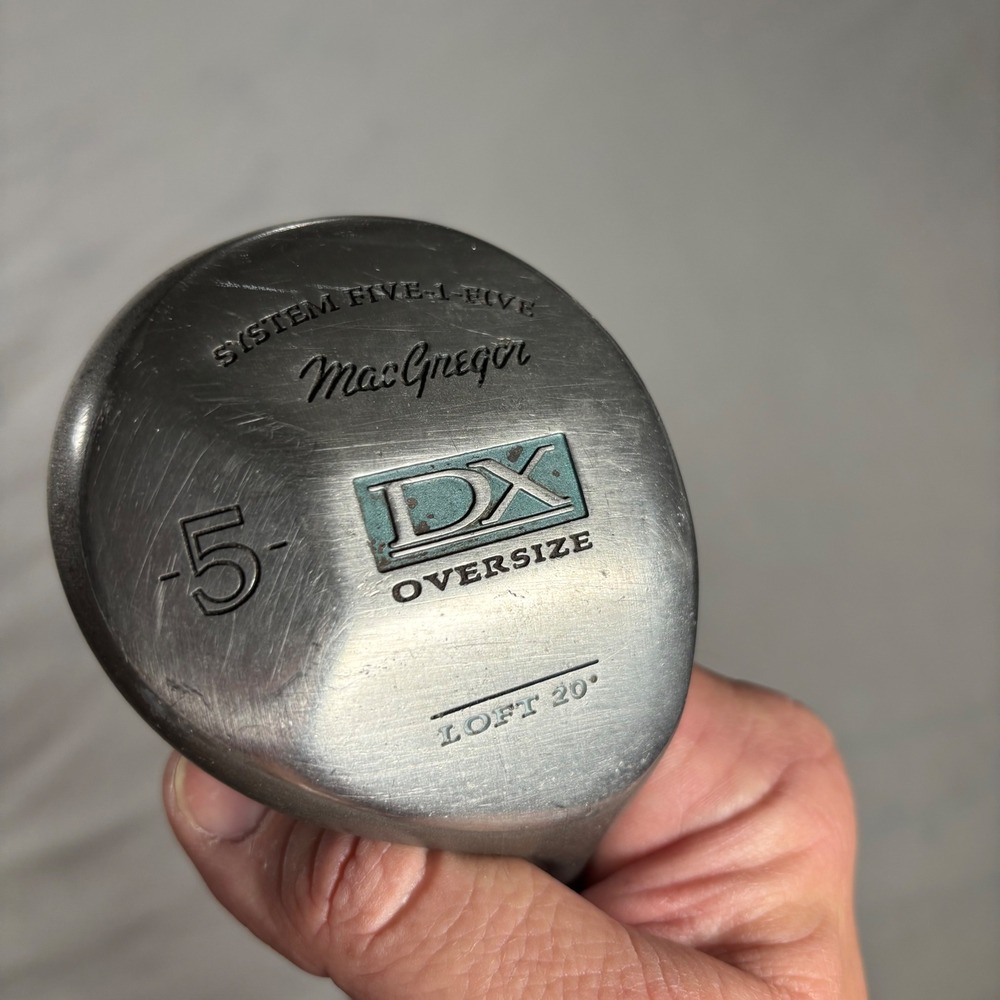 MacGregor DX Oversize 5 Wood Womens Petite Teal Good 20‎ Degree Loft Graphite
